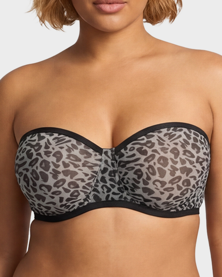 Sleek Balconette Bra | Strapless Underwire Design, Breathable Mesh 11