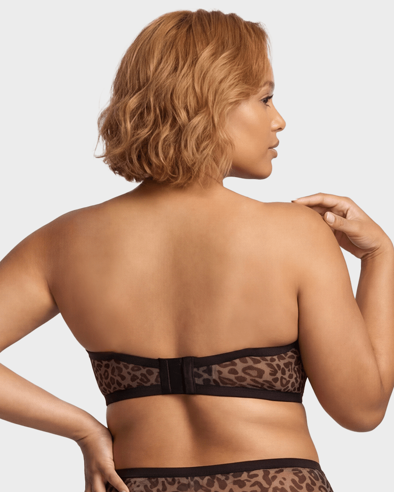 Sleek Balconette Bra | Strapless Underwire Design, Breathable Mesh 3