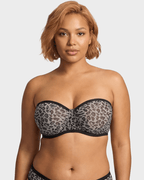 Sleek Balconette Bra | Strapless Underwire Design, Breathable Mesh 4