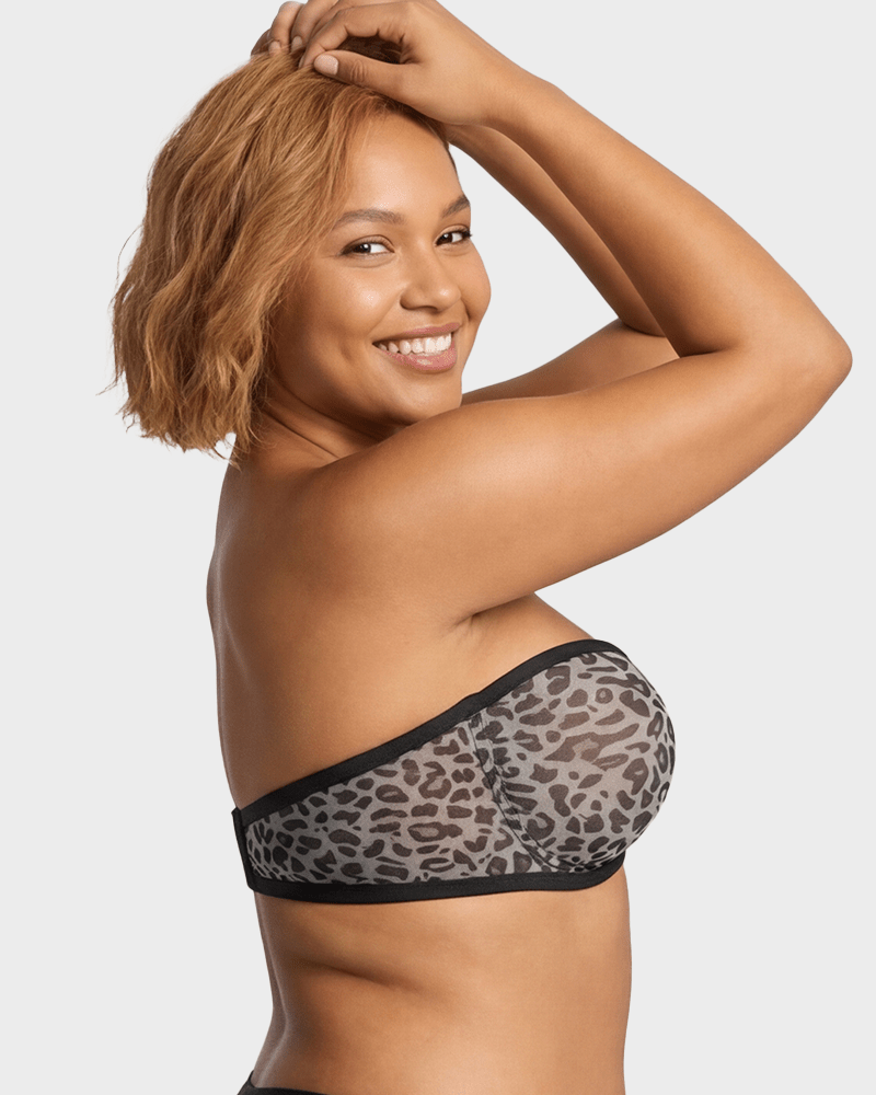 Sleek Balconette Bra | Strapless Underwire Design, Breathable Mesh 6