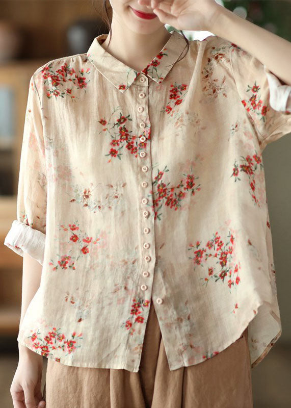 Sola Blouse for Women | Cotton, Peter Pan Collar, Loose Fit 1