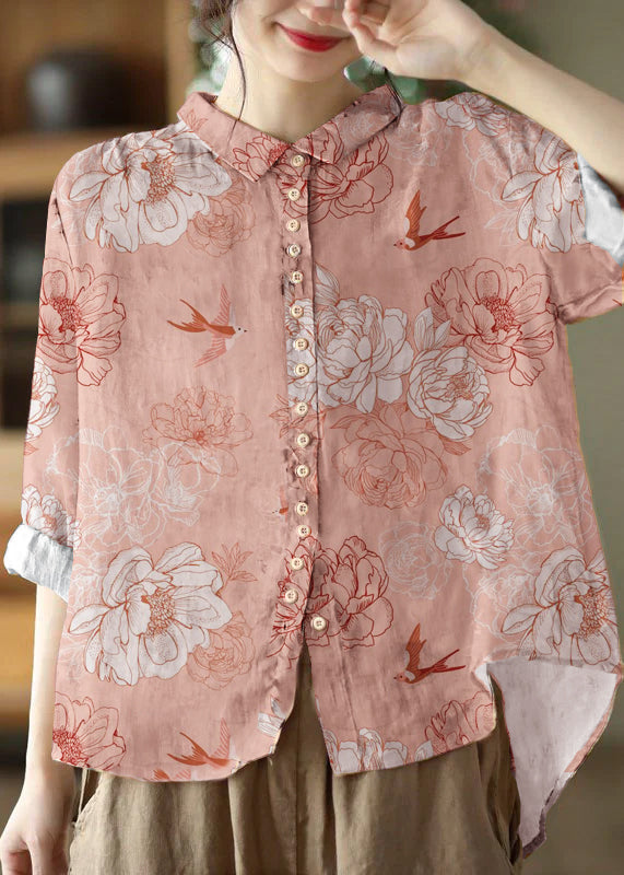 Sola Blouse for Women | Cotton, Peter Pan Collar, Loose Fit 5