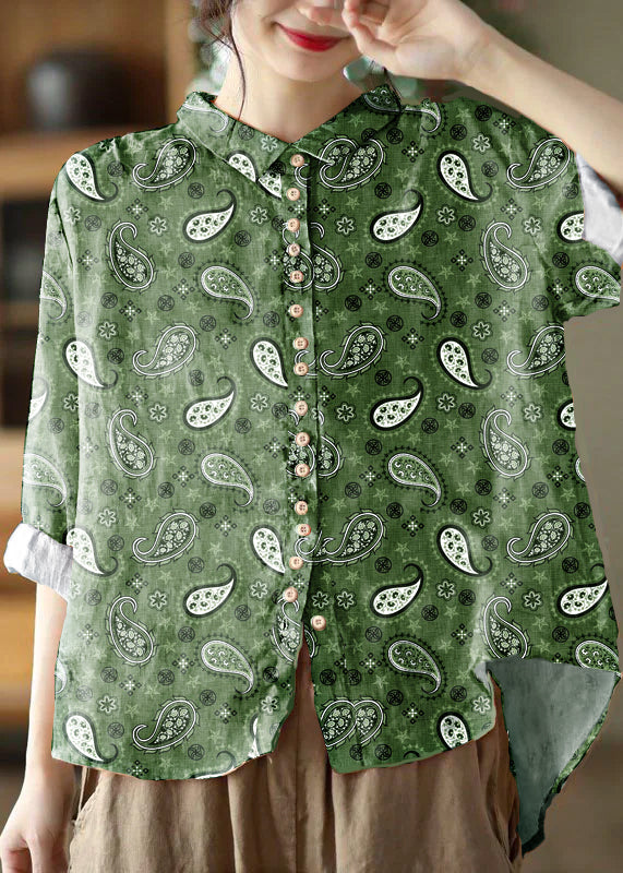 Sola Blouse for Women | Cotton, Peter Pan Collar, Loose Fit 8