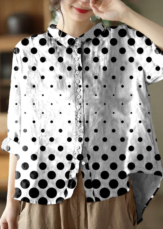 Sola Blouse for Women | Cotton, Peter Pan Collar, Loose Fit 9
