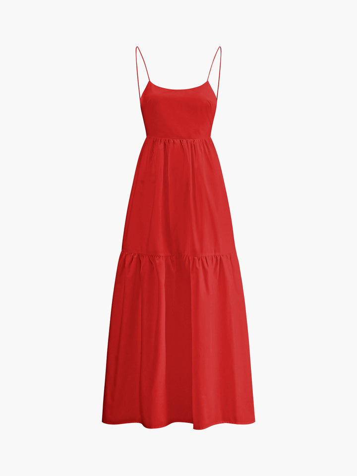 Sola Maxi Dress | Backless, Woven Fabric, Perfect for Summer Weddings 8