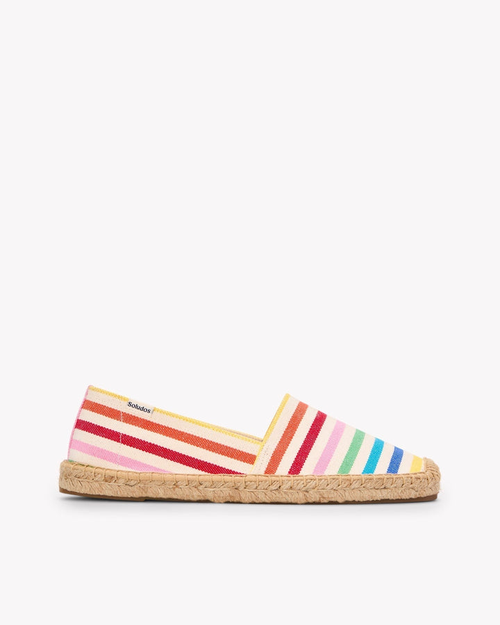 Solea Espadrille Shoes | Woven Cotton, Nautical Stripe Design 0