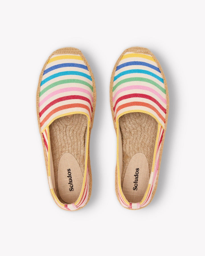 Solea Espadrille Shoes | Woven Cotton, Nautical Stripe Design 4