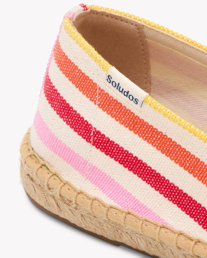Solea Espadrille Shoes | Woven Cotton, Nautical Stripe Design 6