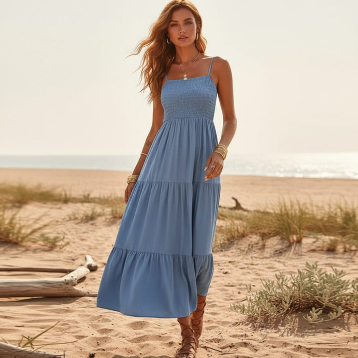 Soleil Summer Dress | Sleeveless A-Line, Boho Style 3