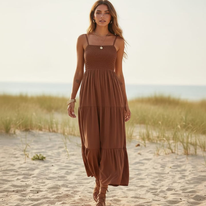 Soleil Summer Dress | Sleeveless A-Line, Boho Style 6