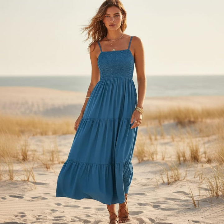 Soleil Summer Dress | Sleeveless A-Line, Boho Style 7