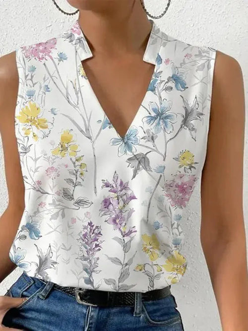 Soleil Women's Top | Lightweight V-Neck Going Out Top 1