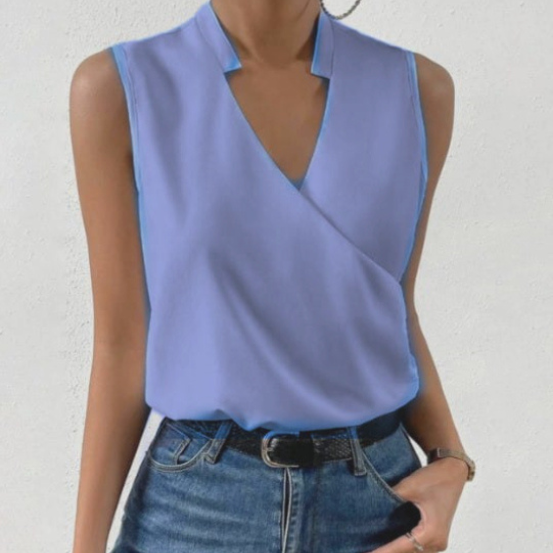 Soleil Women's Top | Lightweight V-Neck Going Out Top 6