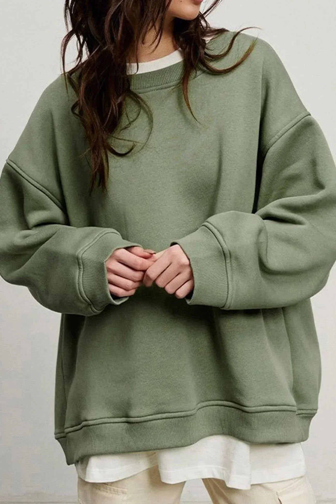 Lola | Oversize sweatshirt with crew neckline