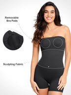 Sora Shapewear Romper | Seamless Bandeau, Comfortable Fabric 2