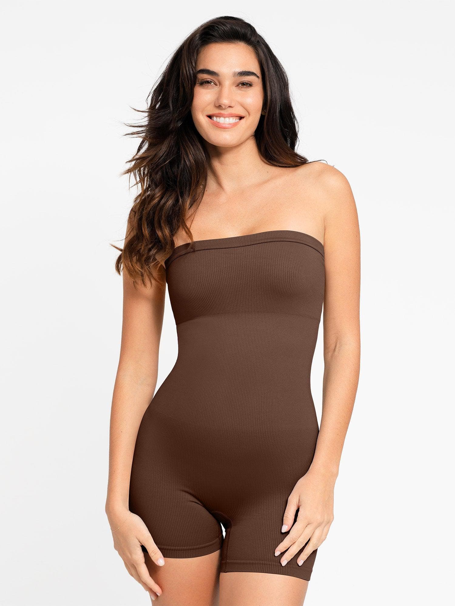 Sora Shapewear Romper | Seamless Bandeau, Comfortable Fabric 9