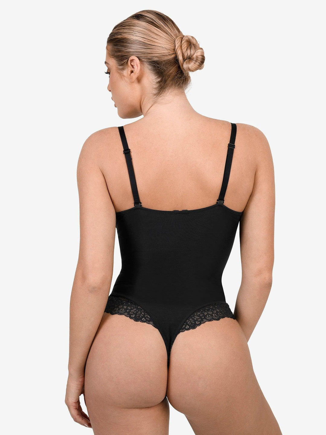 Svelte Lace Bodysuit | Deep V-Neck, Breathable High-Stretch Design 4