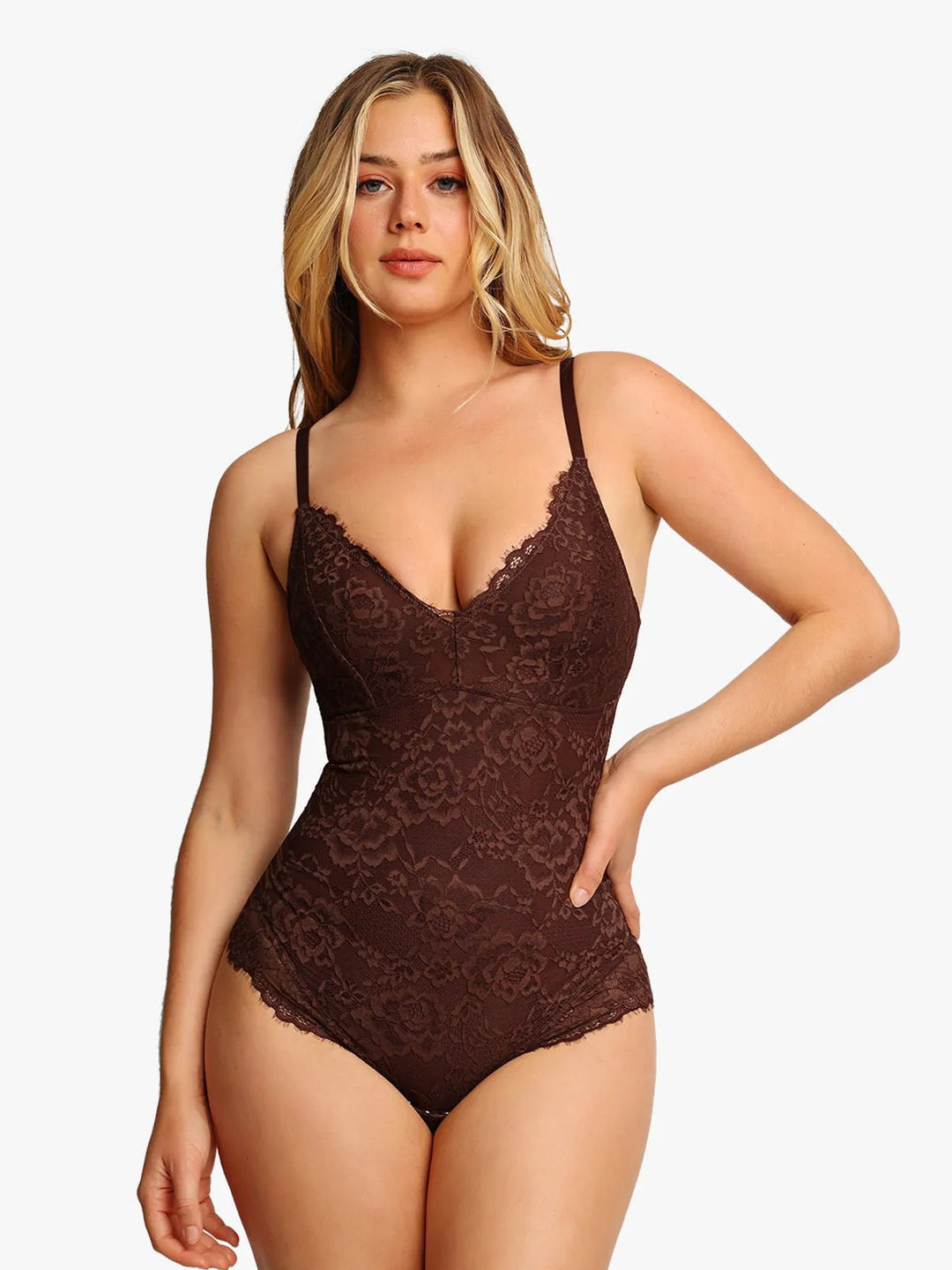 Svelte Lace Bodysuit | Full Lace Design, Flattering Fit 10