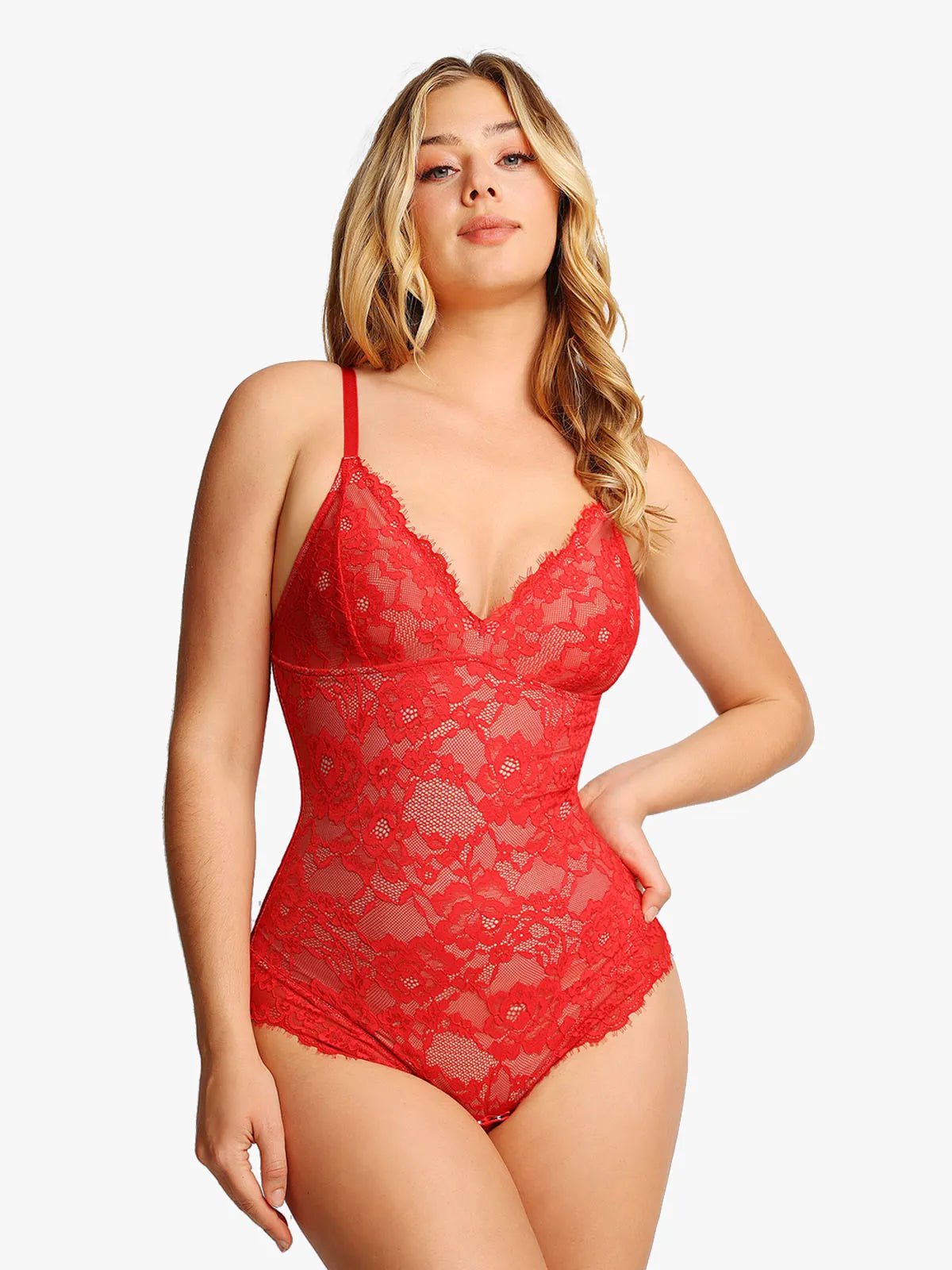 Svelte Lace Bodysuit | Full Lace Design, Flattering Fit 13