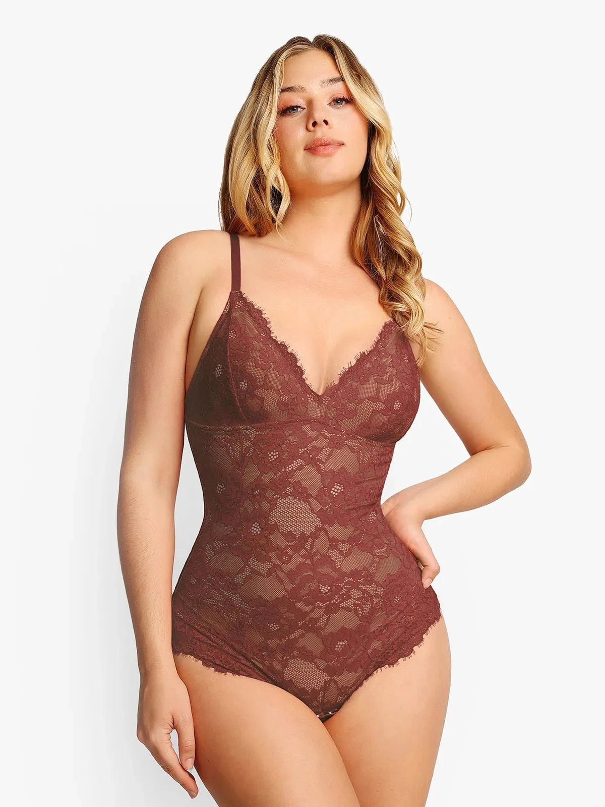 Svelte Lace Bodysuit | Full Lace Design, Flattering Fit 14