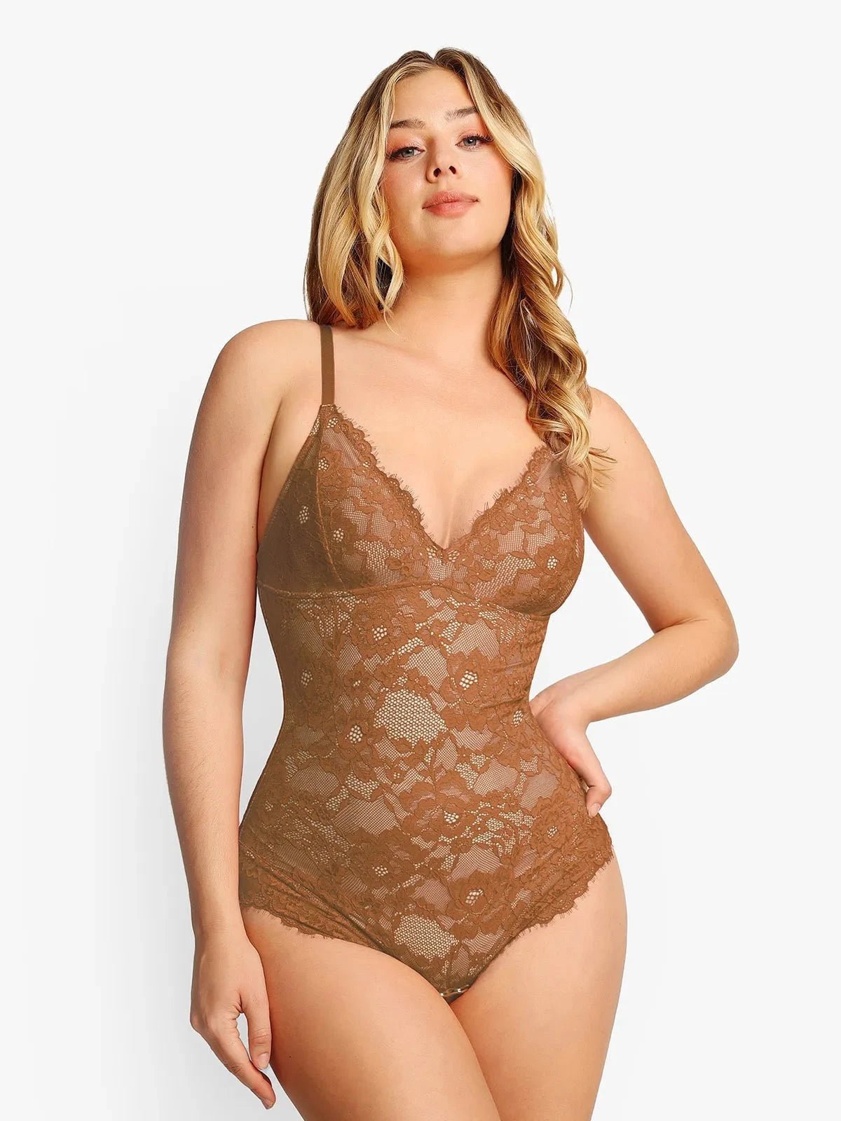 Svelte Lace Bodysuit | Full Lace Design, Flattering Fit 15