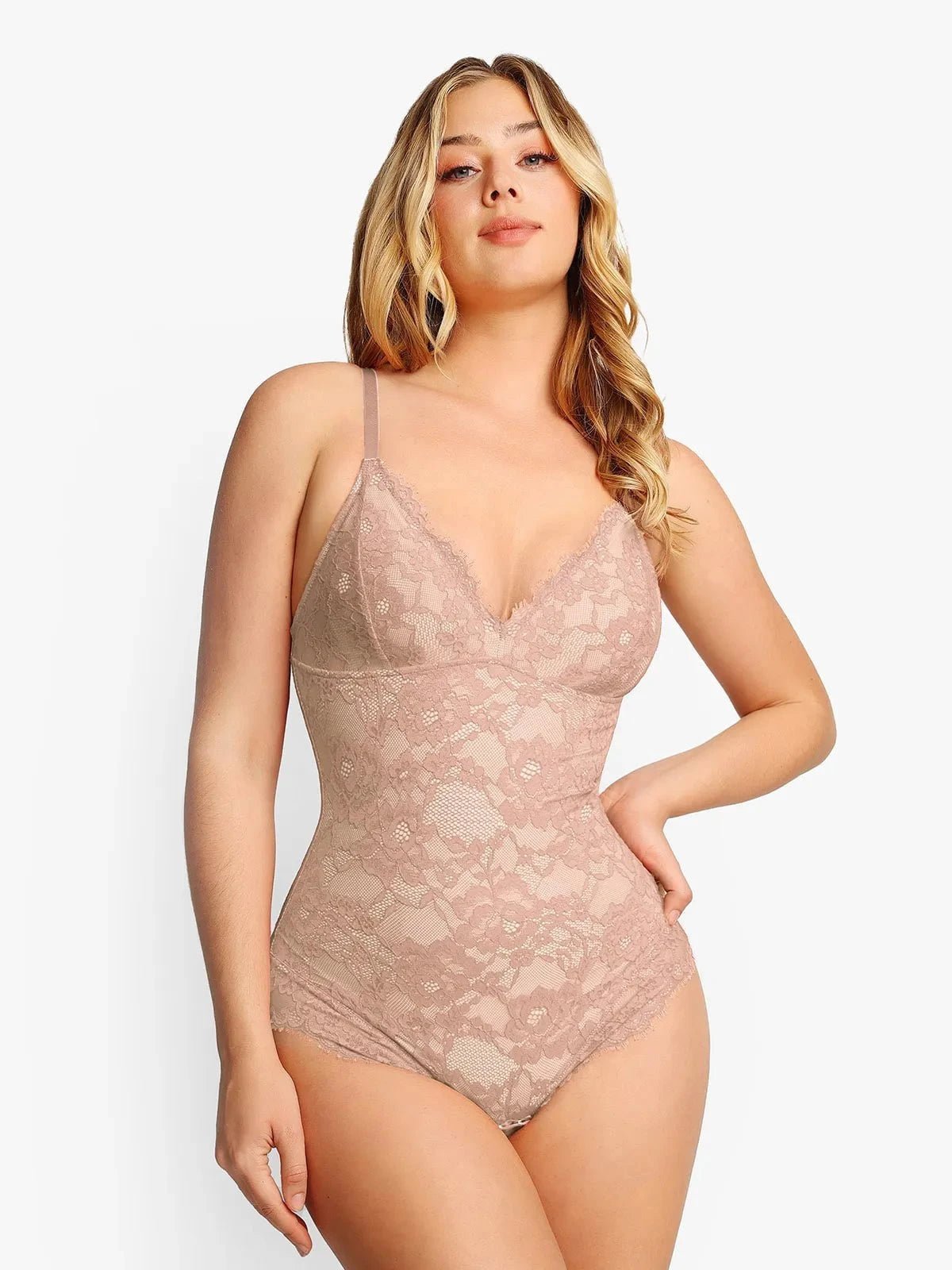 Svelte Lace Bodysuit | Full Lace Design, Flattering Fit 17