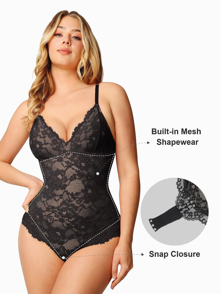 Svelte Lace Bodysuit | Full Lace Design, Flattering Fit 7