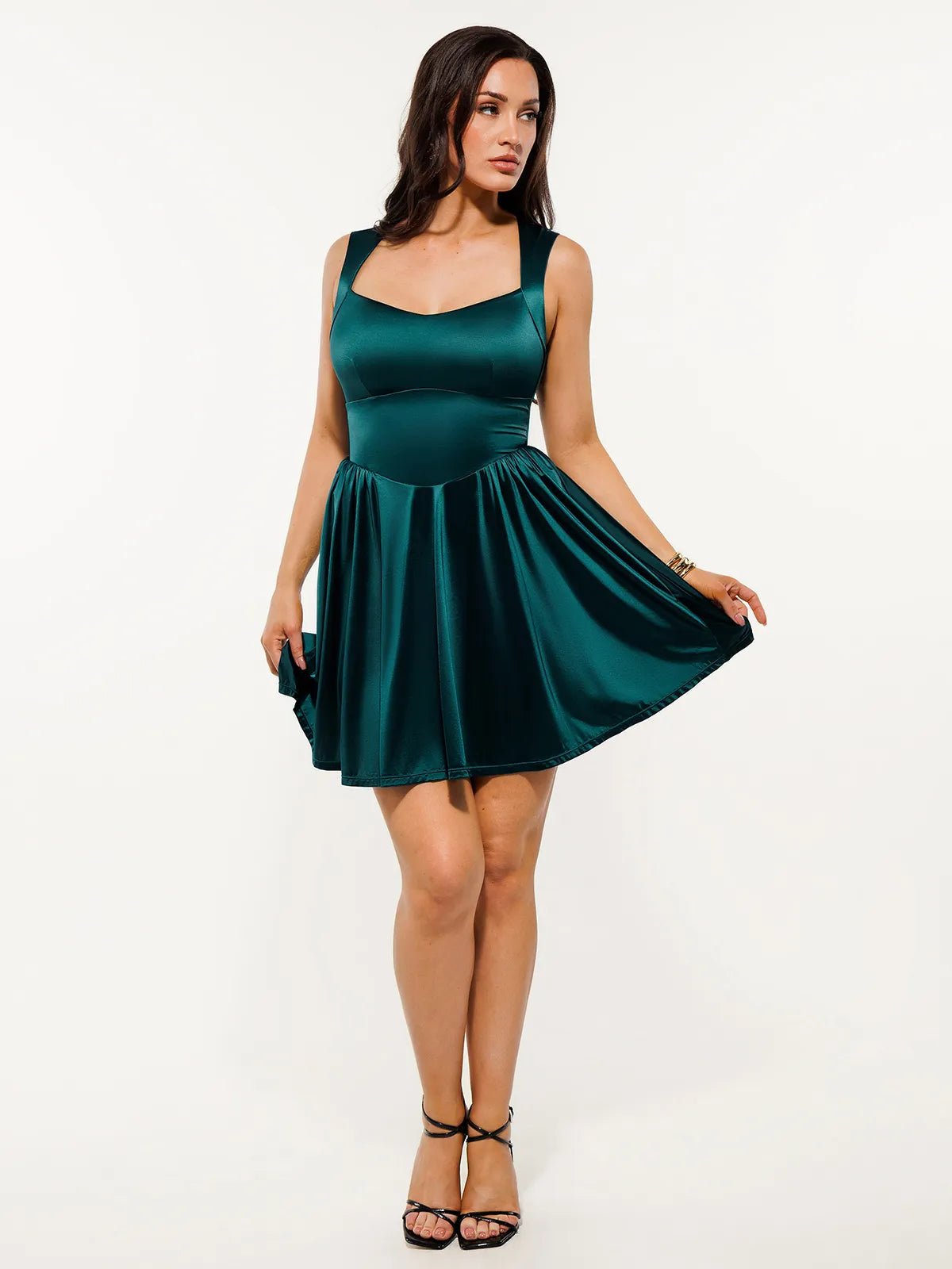 Svelte Mini Dress | Sweetheart Neckline, Shaping Mesh 11