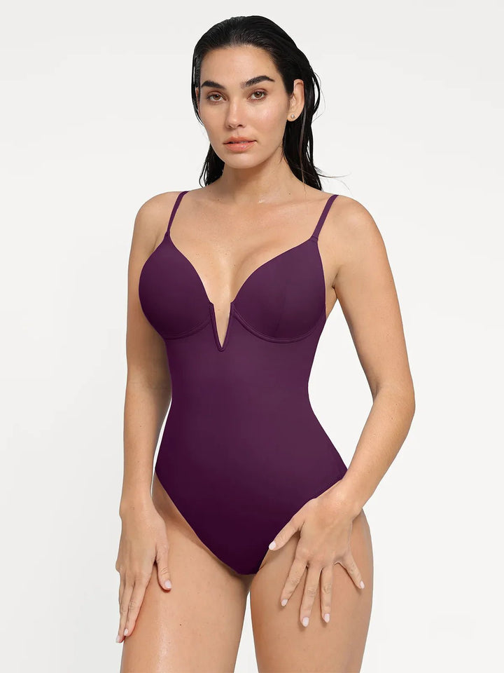 Svelte One-Piece Swimsuit | Tummy Control, Deep V-Neck, Chlorine-Resistant 9