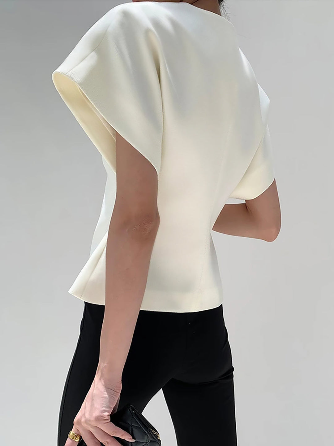 Tara V-Neck Blouse | Woven, Trendy Sleeveless Women's Summer Top 4
