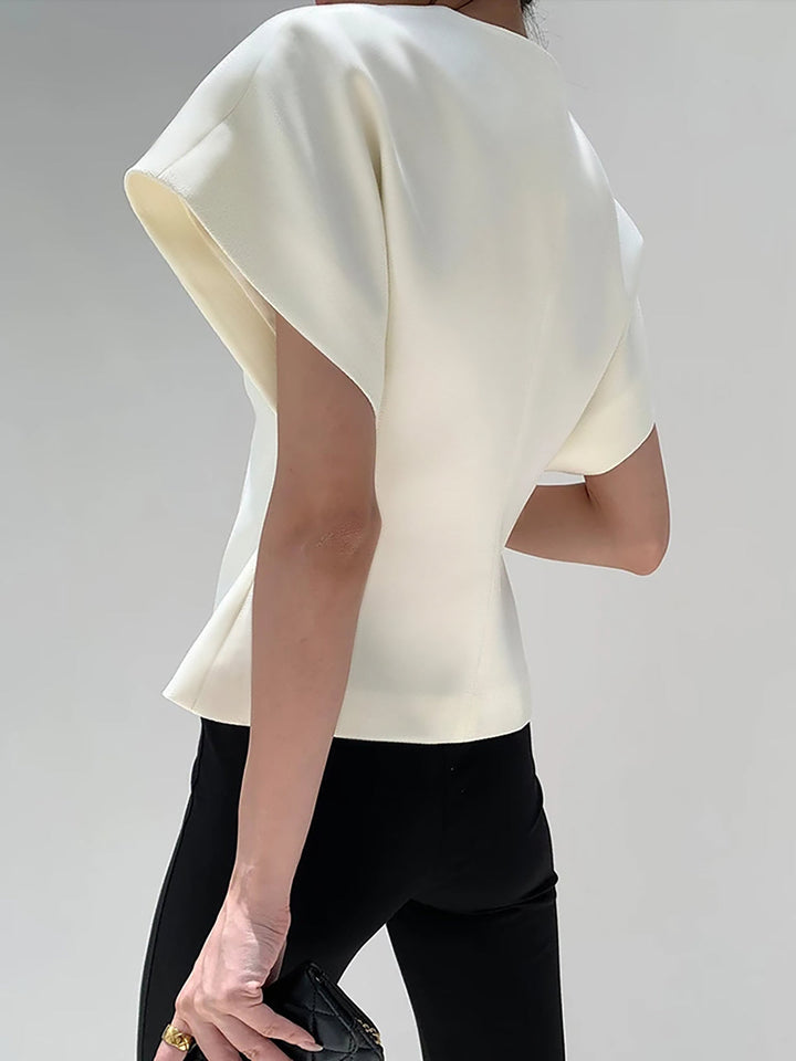 Tara V-Neck Blouse | Woven, Trendy Sleeveless Women's Summer Top 4