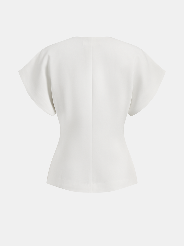 Tara V-Neck Blouse | Woven, Trendy Sleeveless Women's Summer Top 6