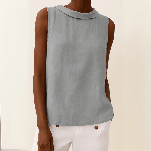 Tara Women's Sleeveless Top | Soft Fabric, Turtleneck Design 0