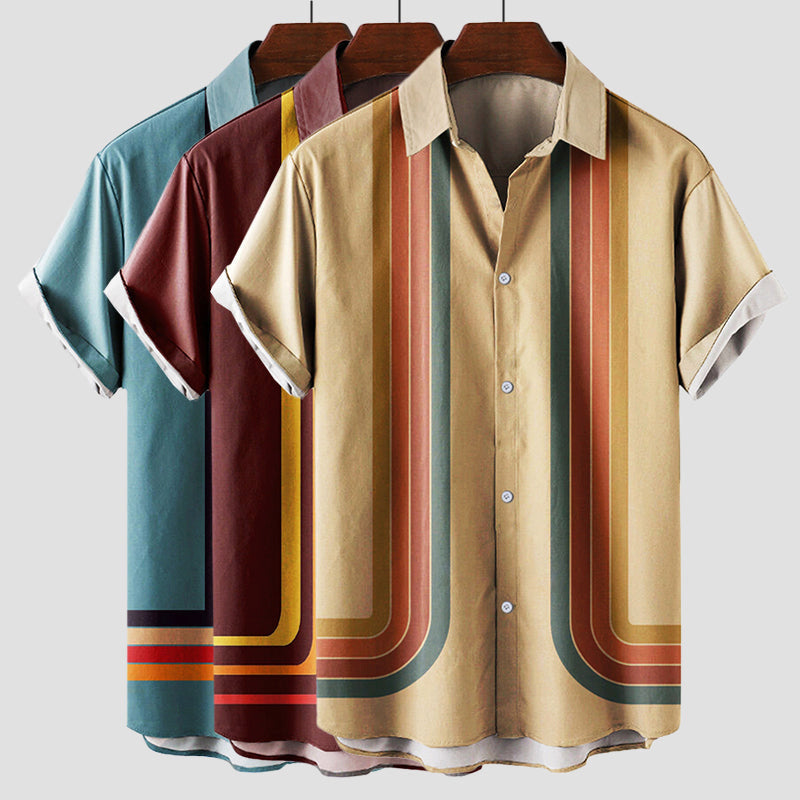 Teddy Retro Shirt | Cotton, Short Sleeves, Relaxed Fit 5