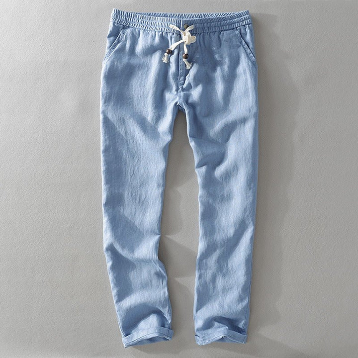 Teddy Women's Pants | Lightweight Linen Blend, Elastic Waist 3