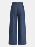 Tina Blouse Pants Set | Cotton Blend, Regular Fit, Tie-Neck Detail 6
