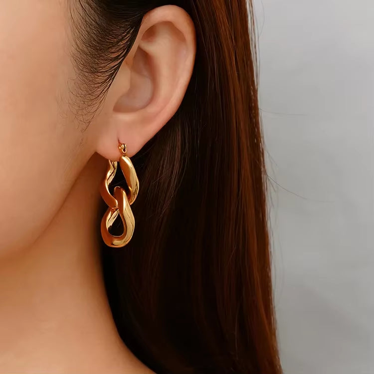 Aria | Chain Link Earrings