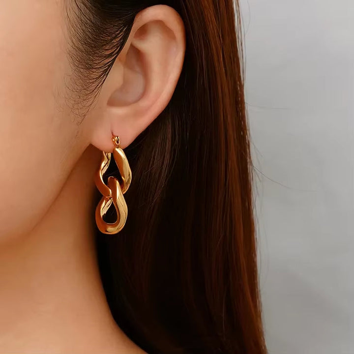 Aria | Chain Link Earrings