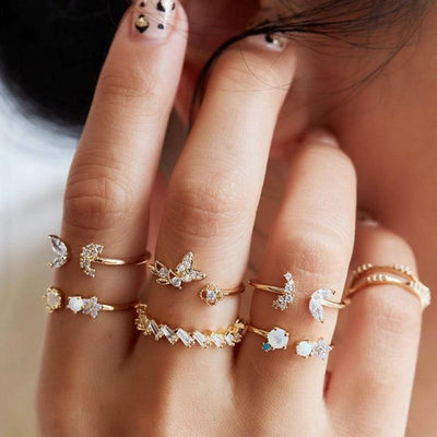 Alisa™ | Unique handmade silver rings