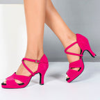 Vela Dance Heels | Customized Velvet, Slip-On 3