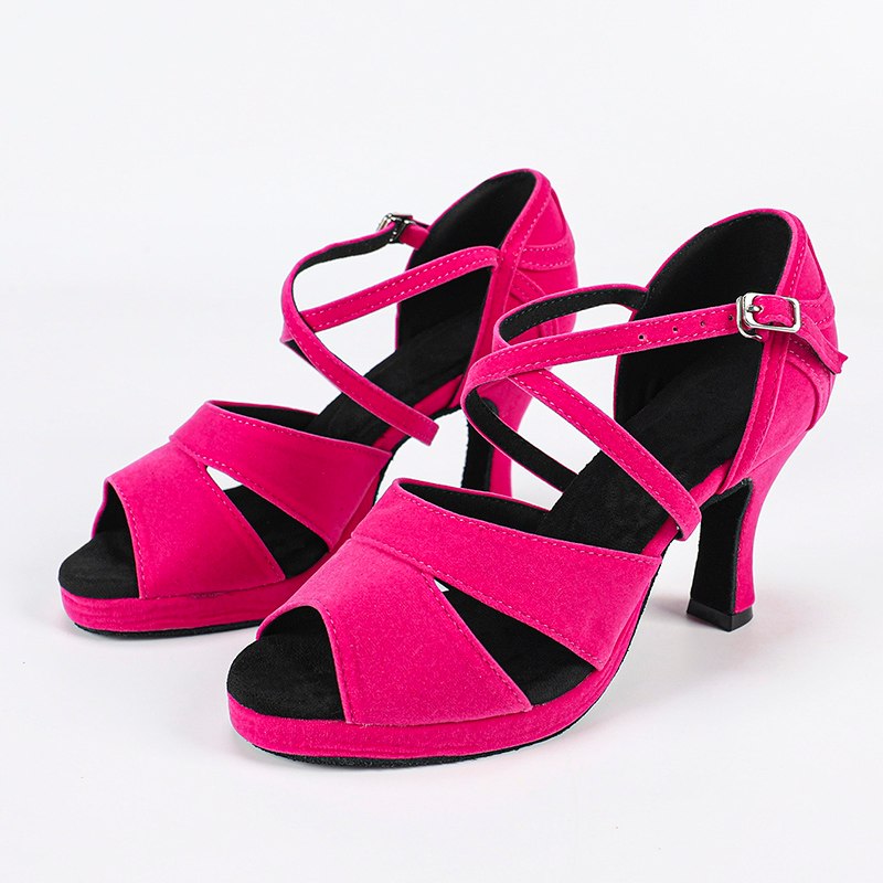 Vela Dance Heels | Customized Velvet, Slip-On 5