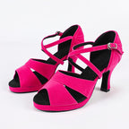 Vela Dance Heels | Customized Velvet, Slip-On 5