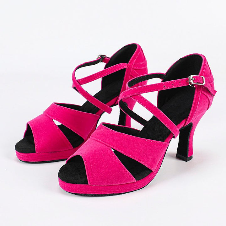 Vela Dance Heels | Customized Velvet, Slip-On 5