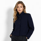 Virellea Jacket | Soft Wool-Blend, Boxy Silhouette 0