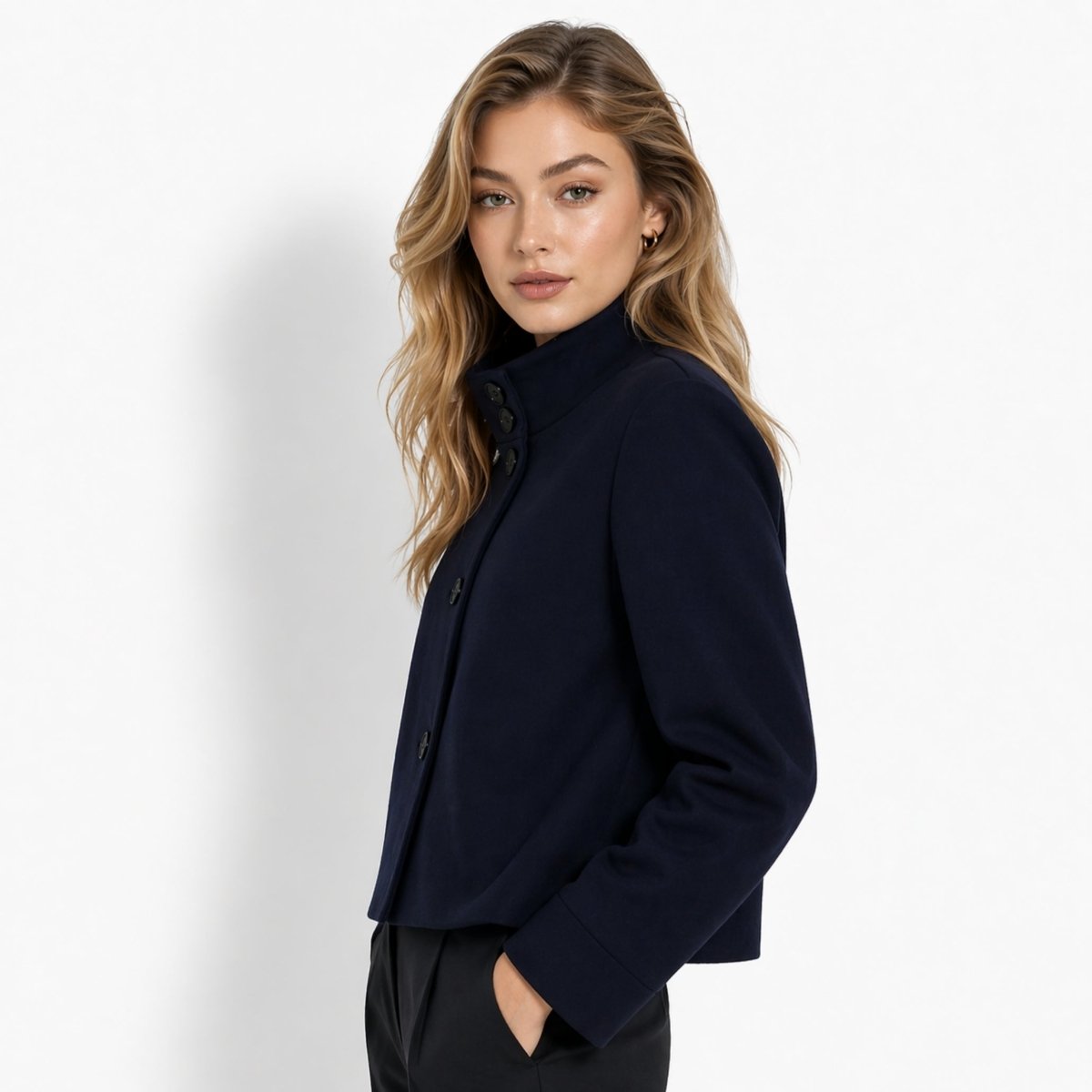 Virellea Jacket | Soft Wool-Blend, Boxy Silhouette 1