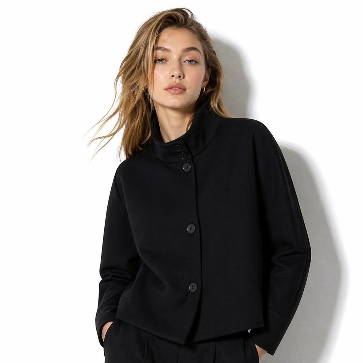 Virellea Jacket | Soft Wool-Blend, Boxy Silhouette 10