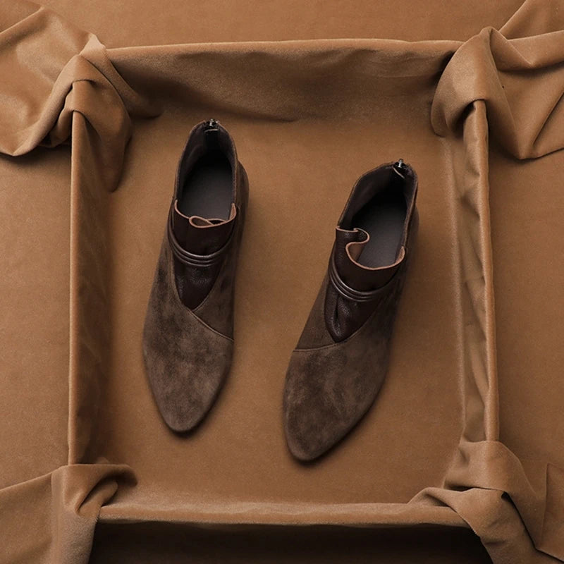 Viva Suede Boots | Pointed-Toe, Comfort Fit 4