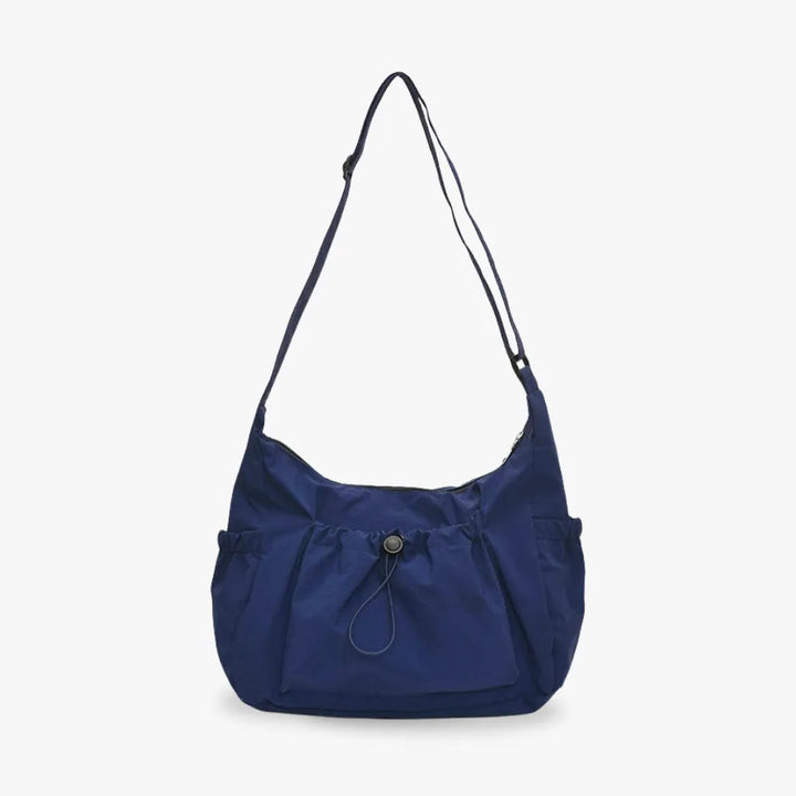 Nava Crossbody Bag for Women featuring a stylish checkered design made of durable nylon and polyester. - 8