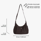 Nava Crossbody Bag for Women featuring a stylish checkered design made of durable nylon and polyester. - 21
