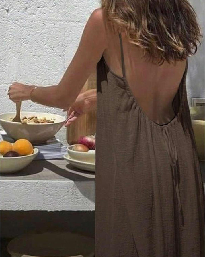Wanda Cami Dress | Backless, Soft Fabric Summer Dress for Women 7